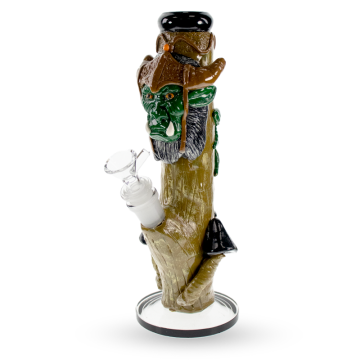 10 IN FOREST GUARDIAN  GLASS WATER PIPE